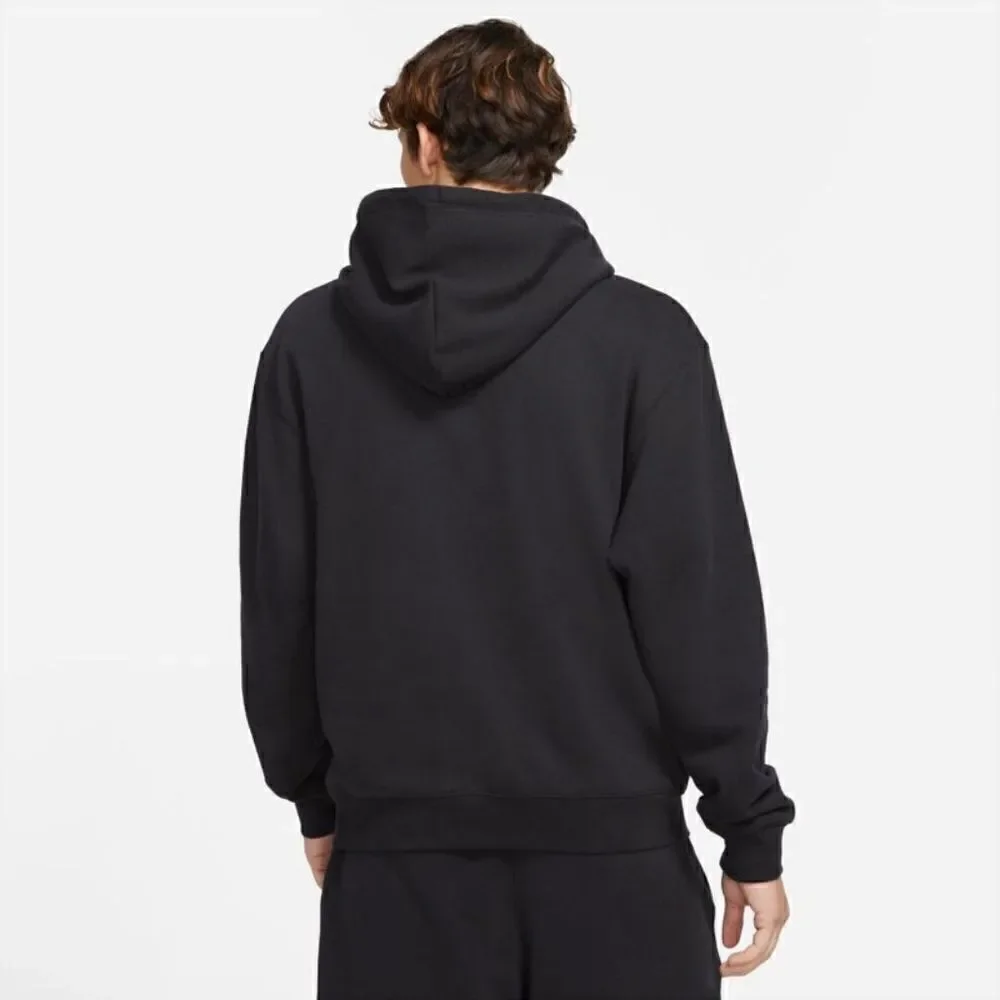 Air Jordan 1 3 4 Essentials Flight Hoodie Fleece Men's S Black White DQ7338-010